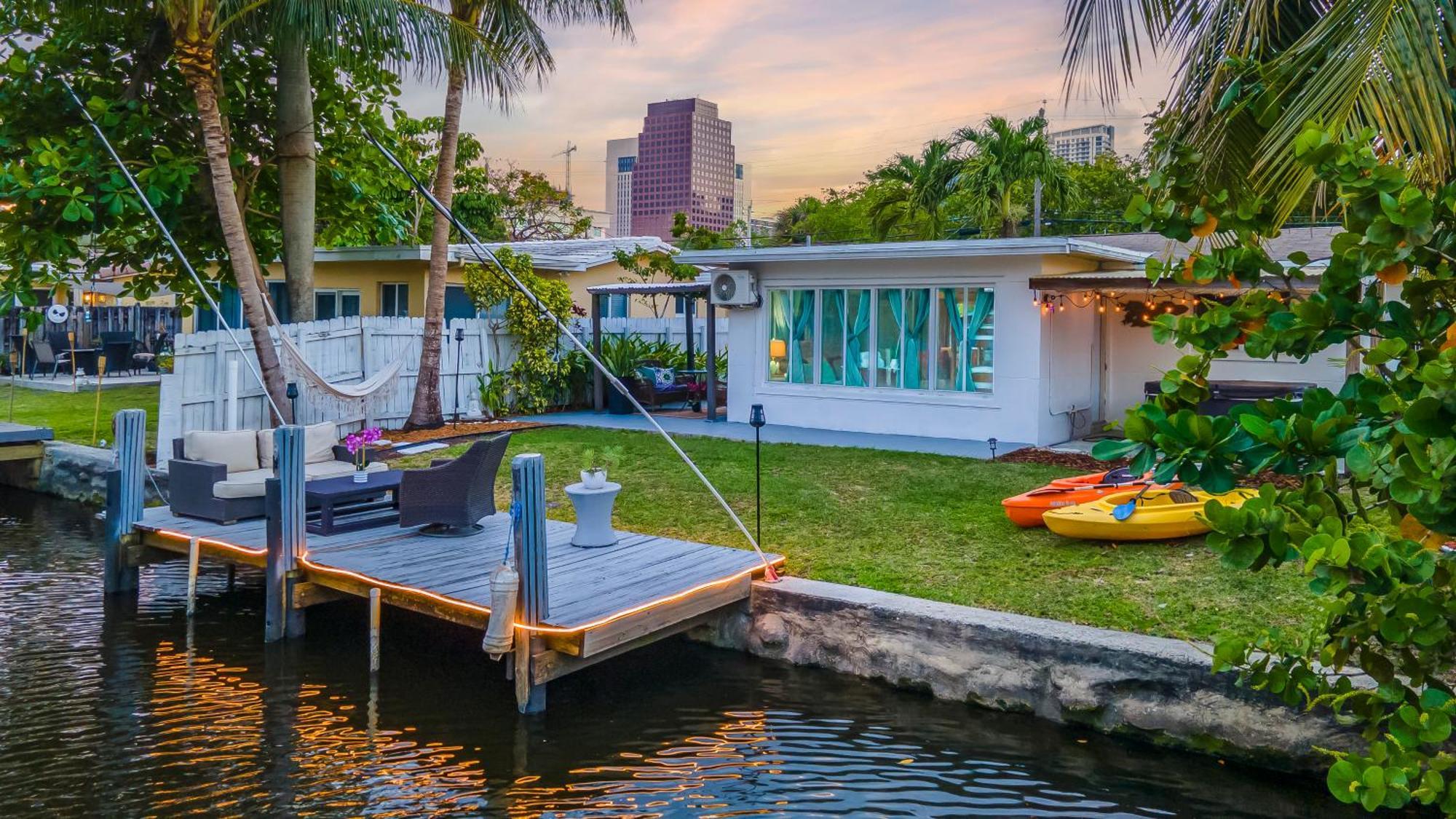Riverwalk Villa I Private Dock & Hot Tub Форт Лодърдейл Екстериор снимка